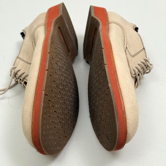 COLE HAAN Grand Suede Oxfords Mens Size 11 Beige Leather Lace Up Shoes main image 2